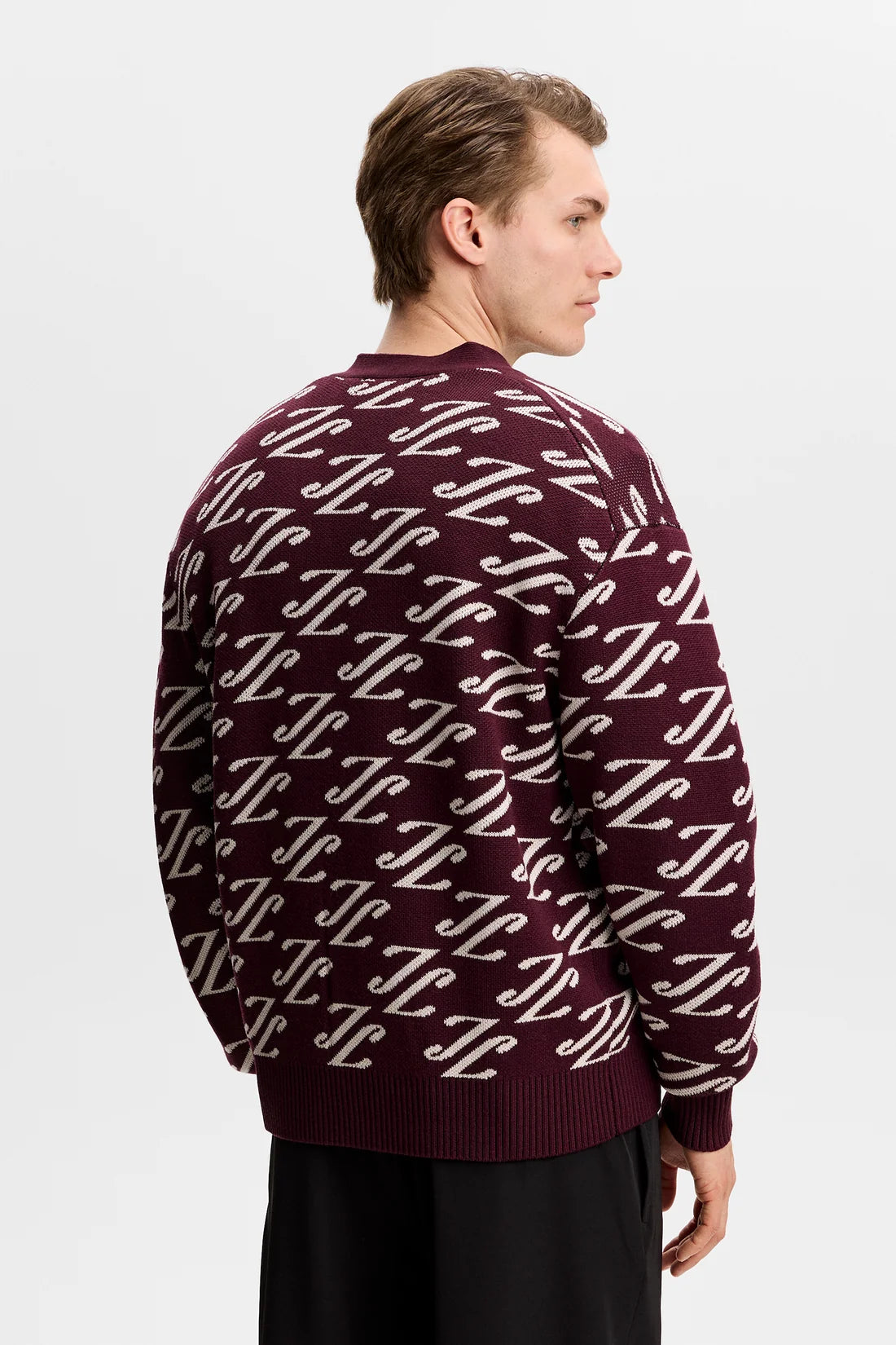 G164 CARDI JACQUARD - WINETASTING