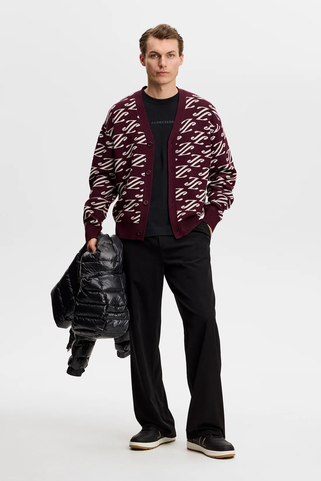 G164 CARDI JACQUARD - WINETASTING