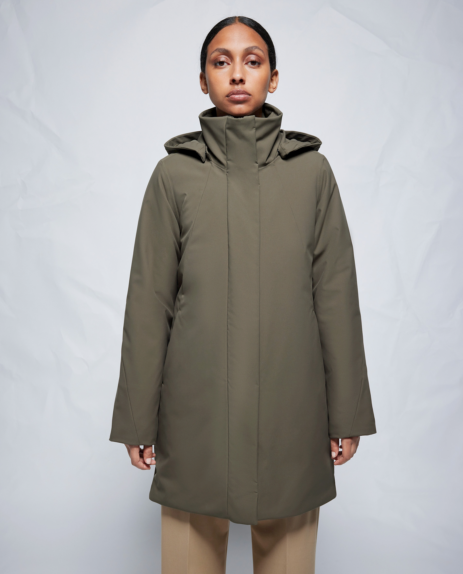 Elvine Winter Jacket Women | Andrea Dusk Olive