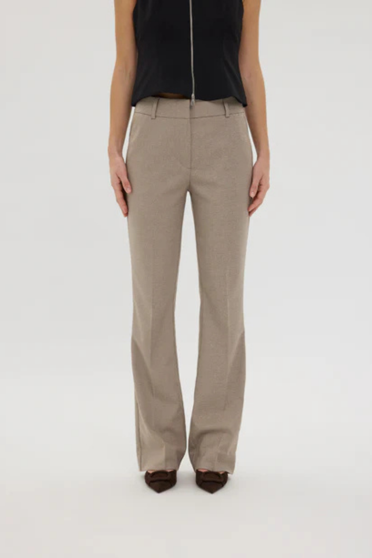 30937 DARK SAND MELANGE ANKLE