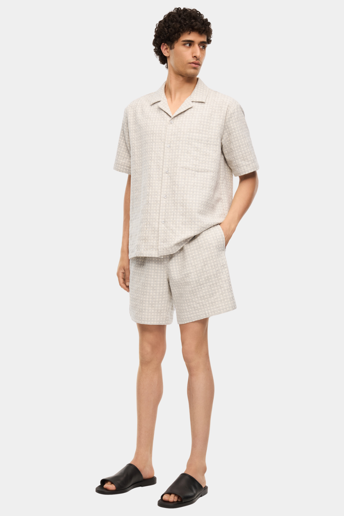 288 LIGHT GREY CHECK