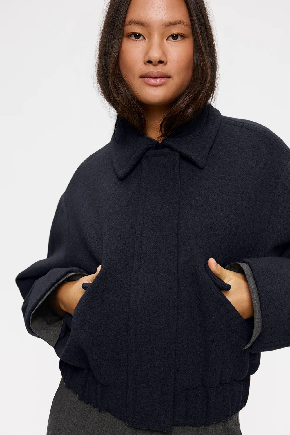 389 NAVY MELANGE