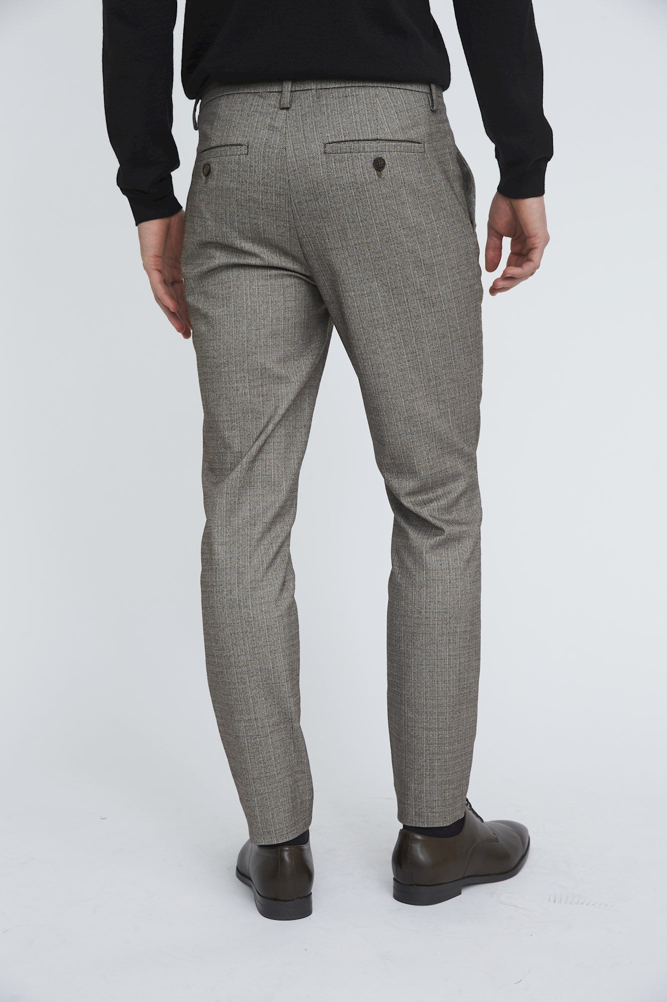 02399  BROWN MINI HERRINGBONE