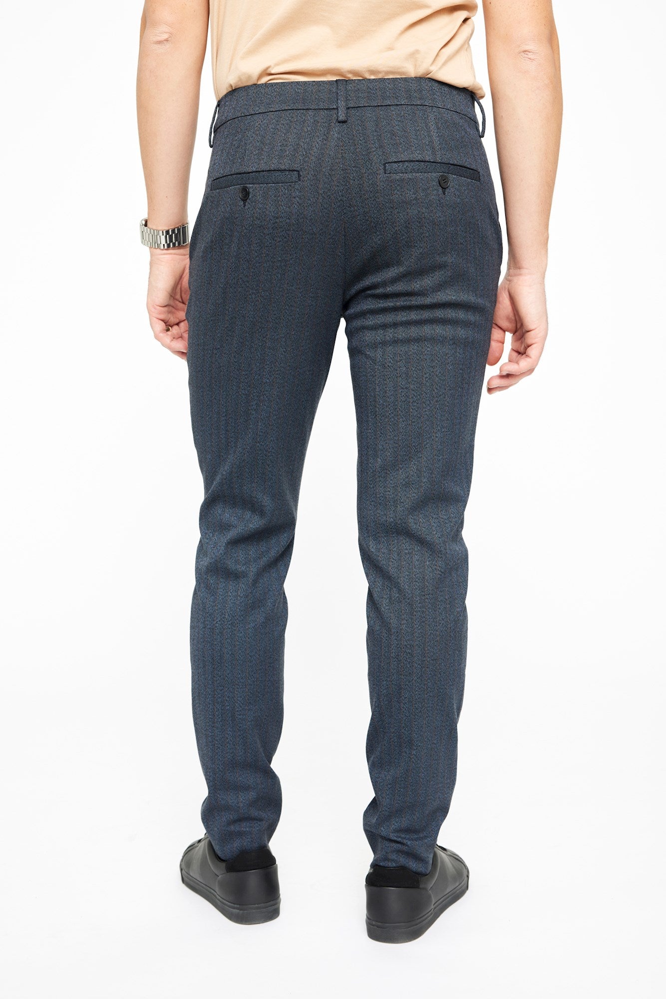 30890 BLUE BROWN HERRINGBONE ''32''