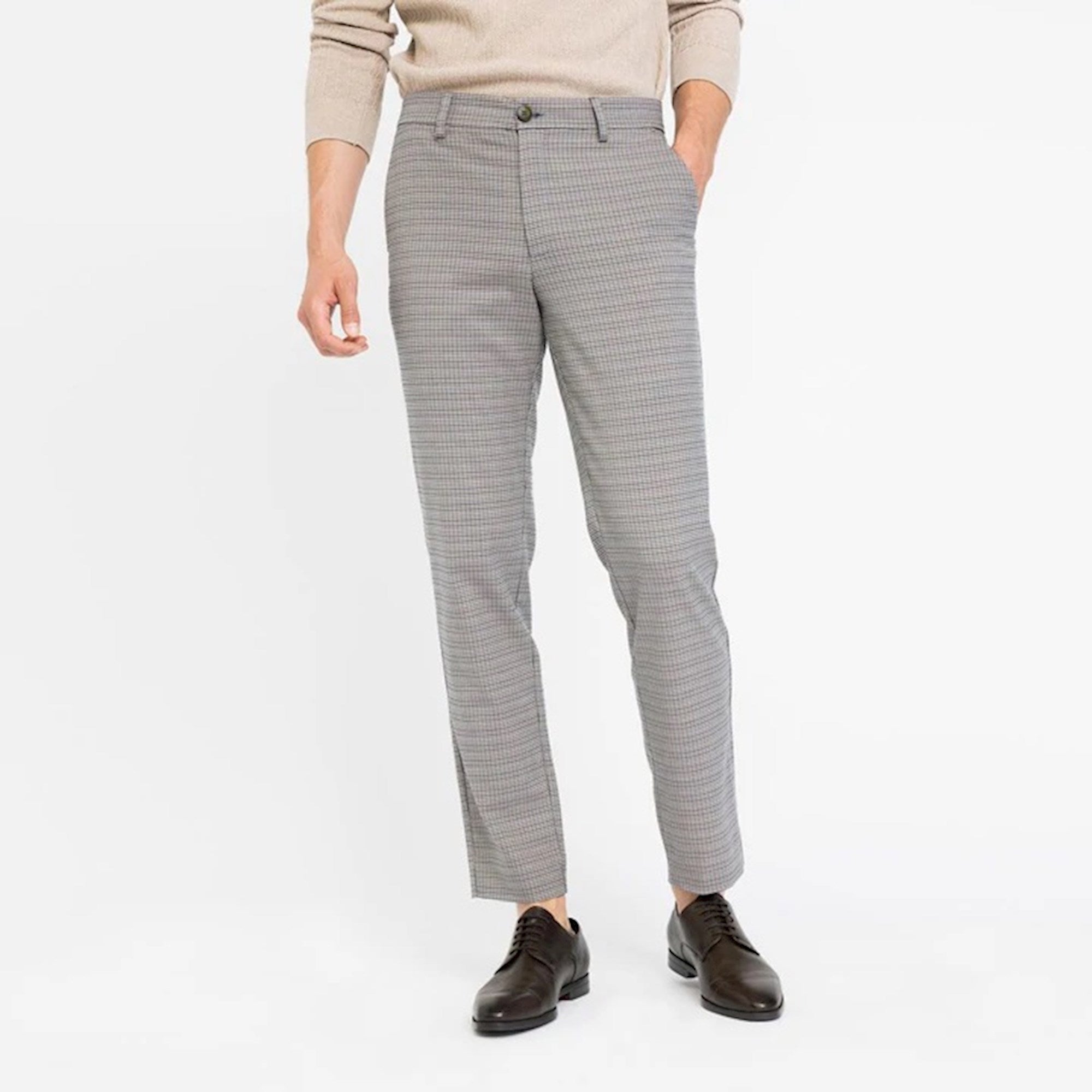 02407 BLUE GREY MINI CHECK ''32''