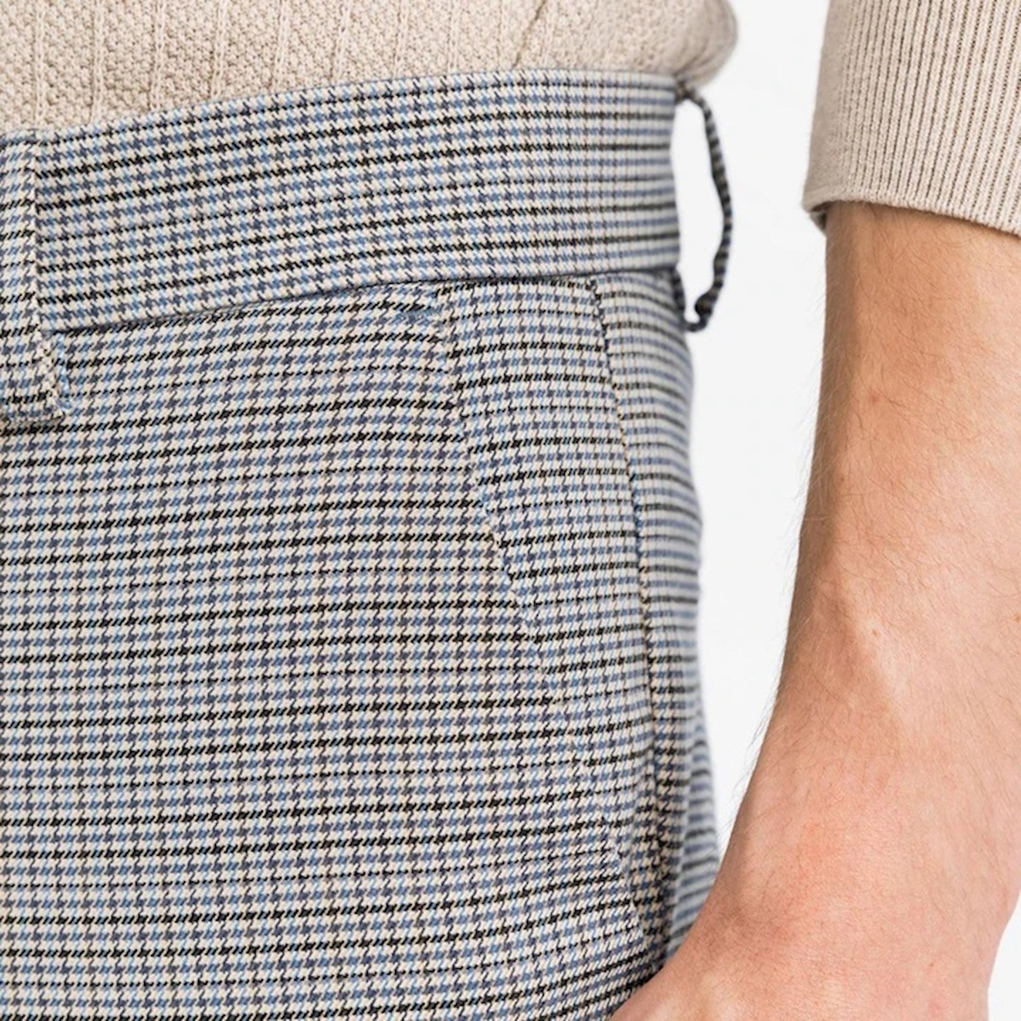 02407 BLUE GREY MINI CHECK ''32''