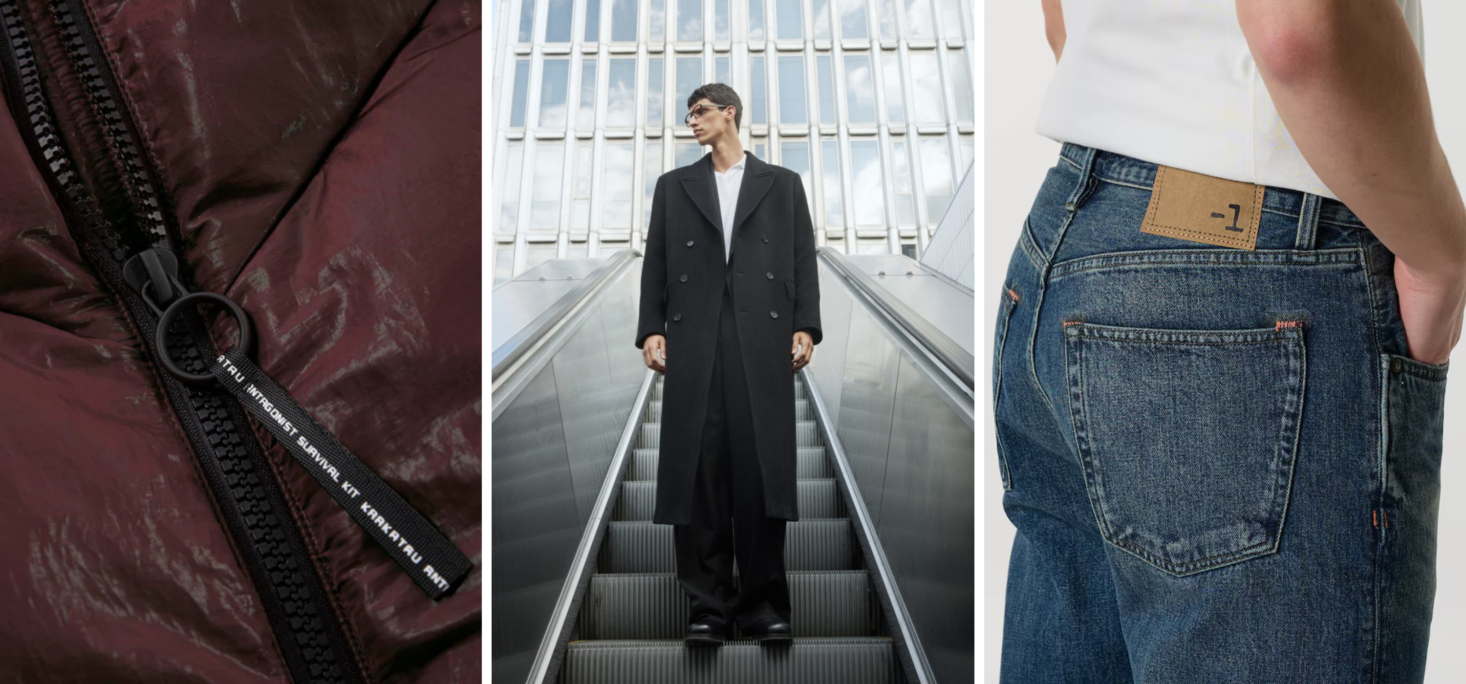 Ontdek de nieuwe merken bij Antracite: -1 Nordic Denim, Filippa K & Krakatau