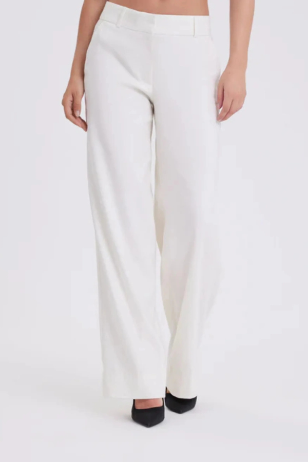 31173 CREAM WHITE LINEN LONG