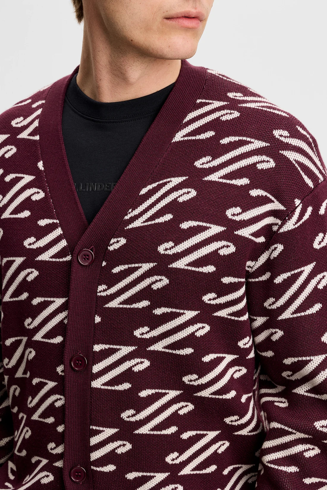 G164 CARDI JACQUARD - WINETASTING