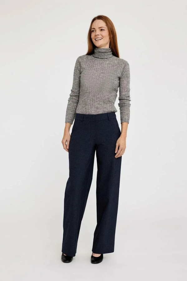 31005 BLUE GREY MELANGE LONG