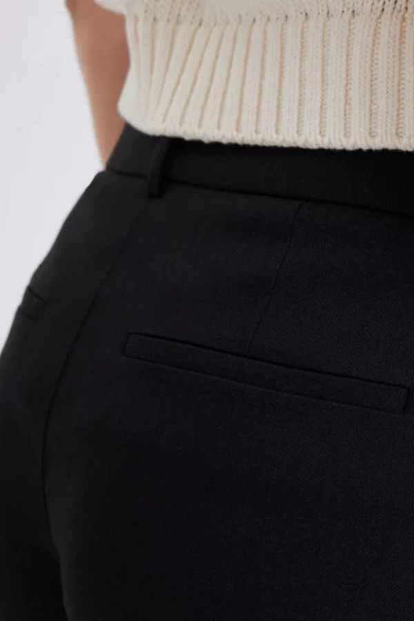 31170 BLACK LINEN LONG