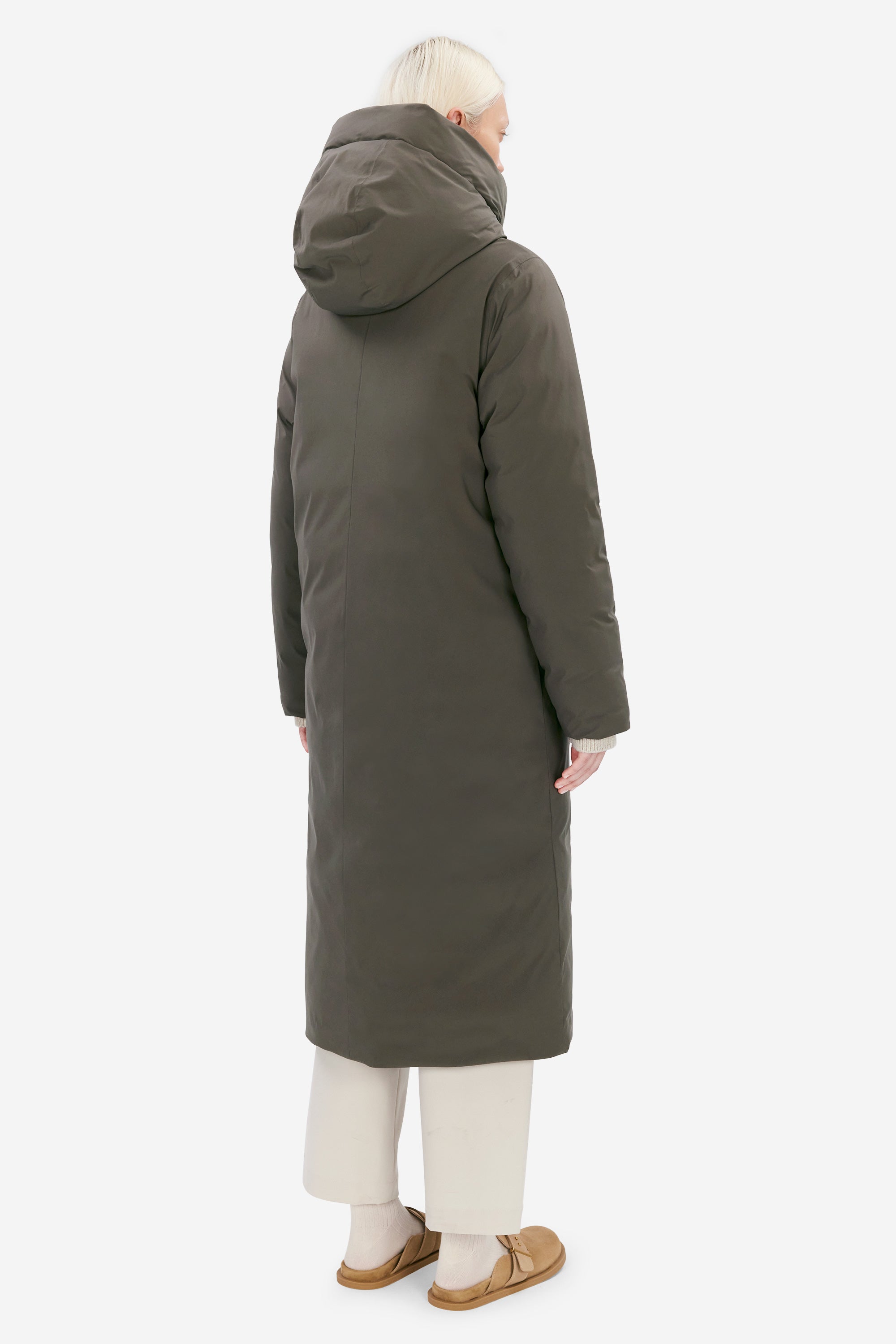 Elvine Winter Coat Women | Asha Dusk Olive