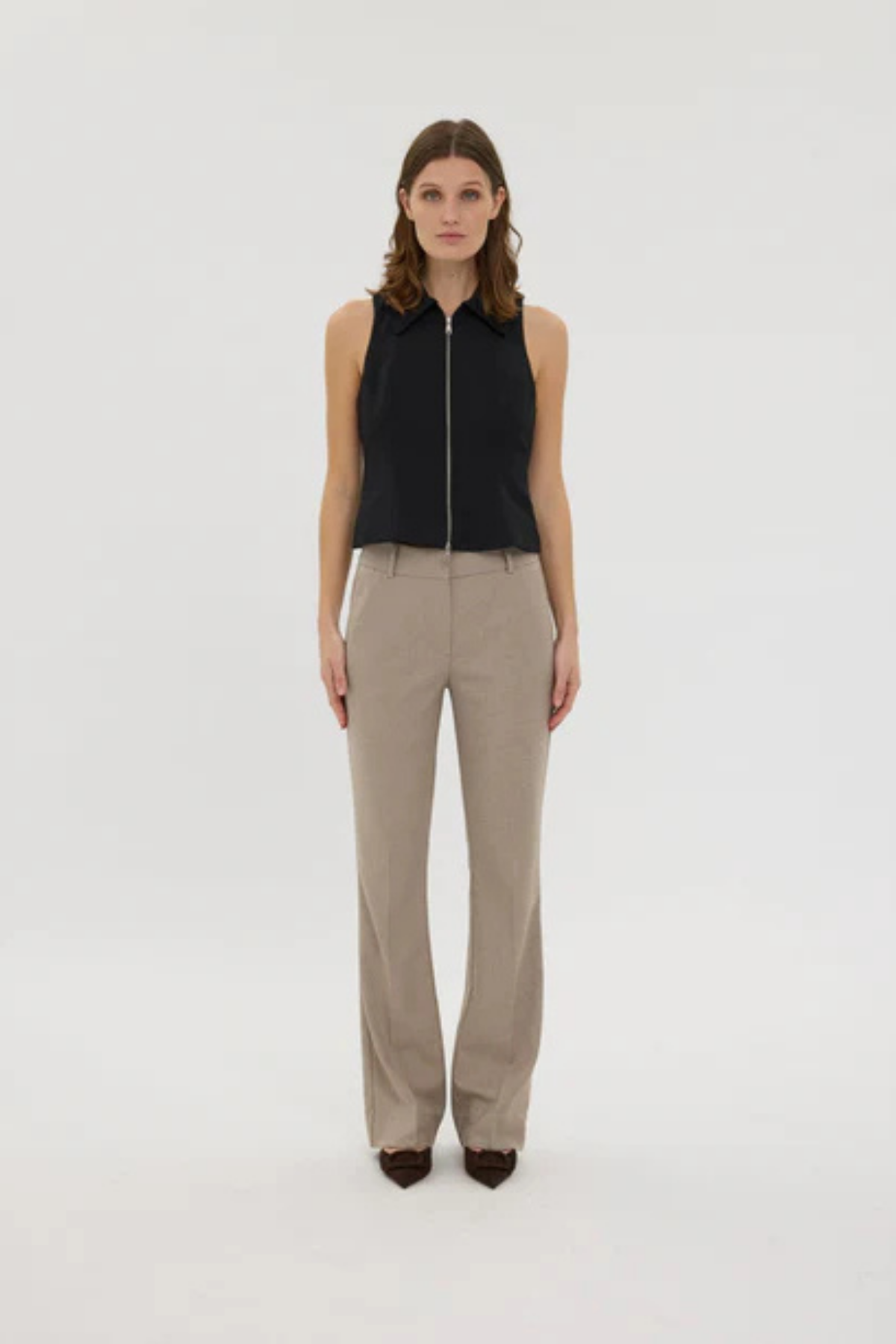 30937 DARK SAND MELANGE LONG