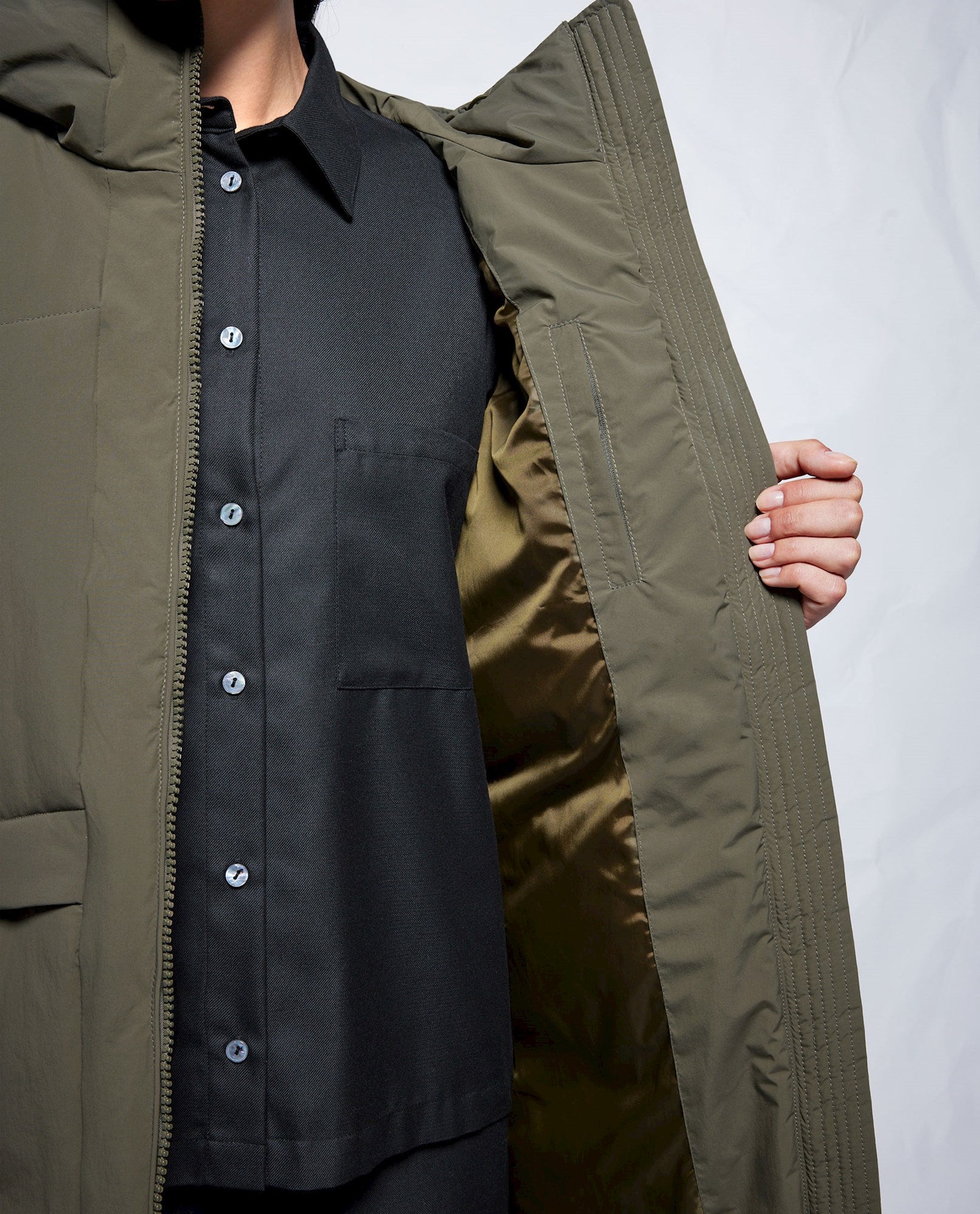 Elvine Winter Jacket Women | Eliza Dusk Olive