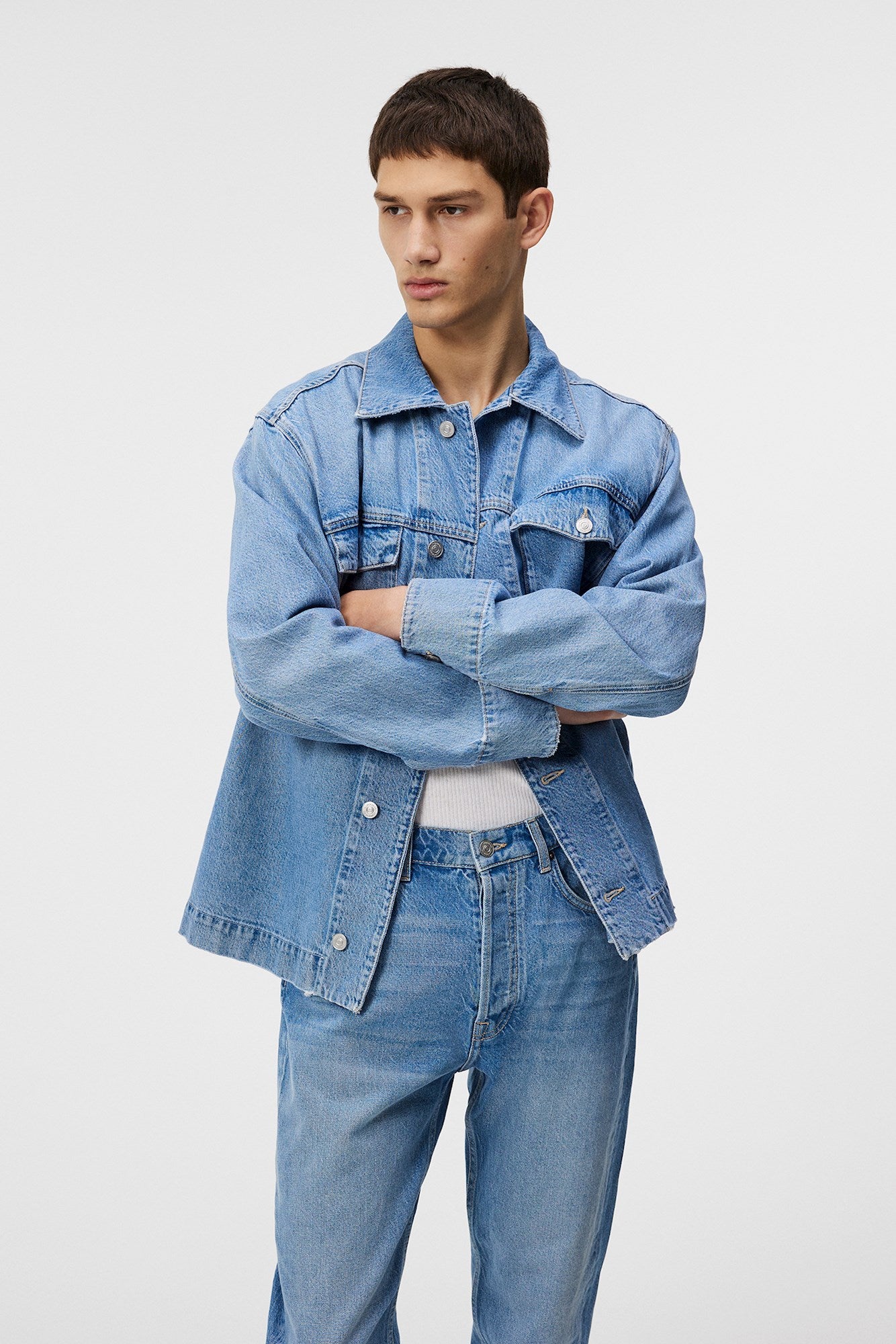 J lindeberg outlet denim jacket