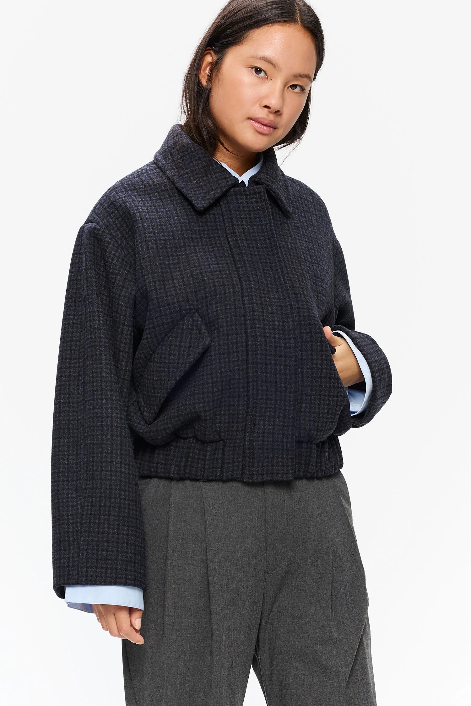 319 GREY CHECK