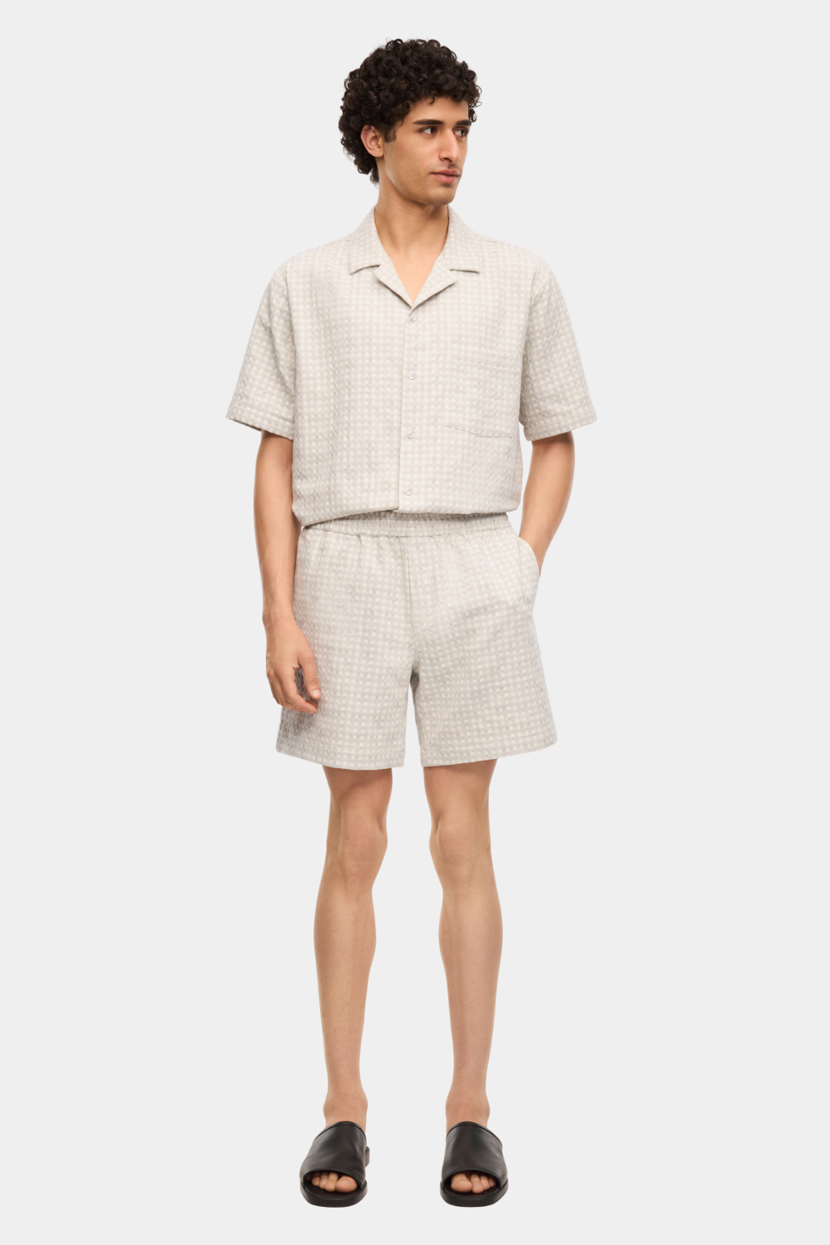 288 LIGHT GREY CHECK