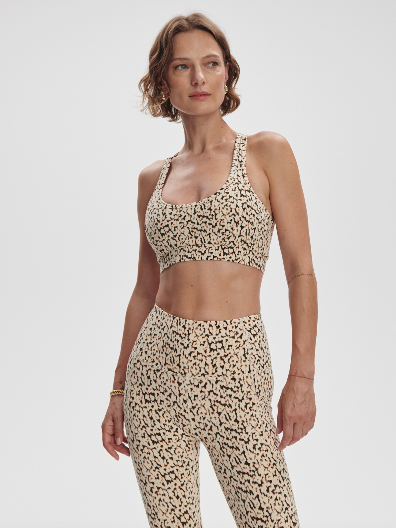 ALMOND ABSTRACT LEOPARD