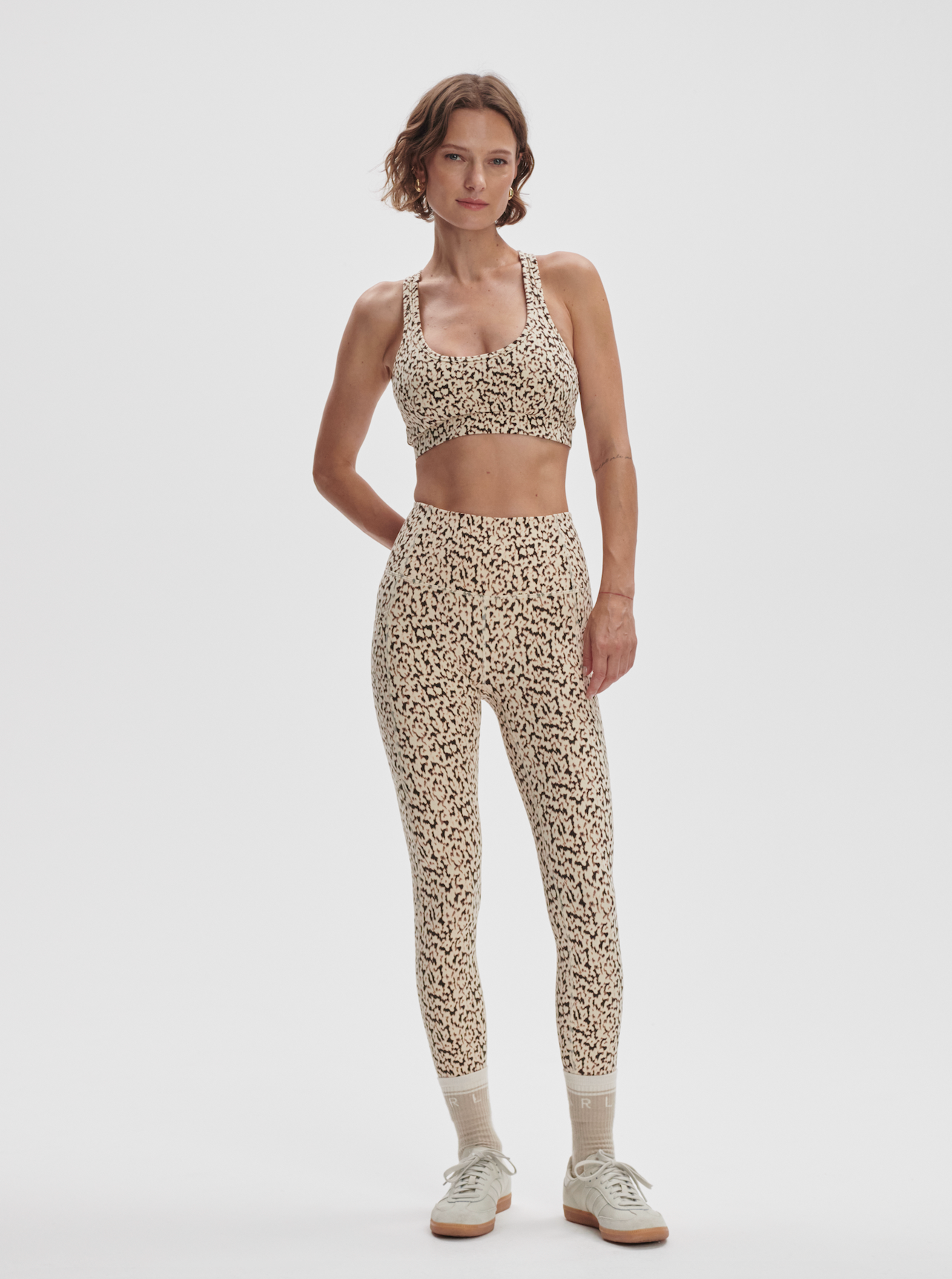 ALMOND ABSTRACT LEOPARD