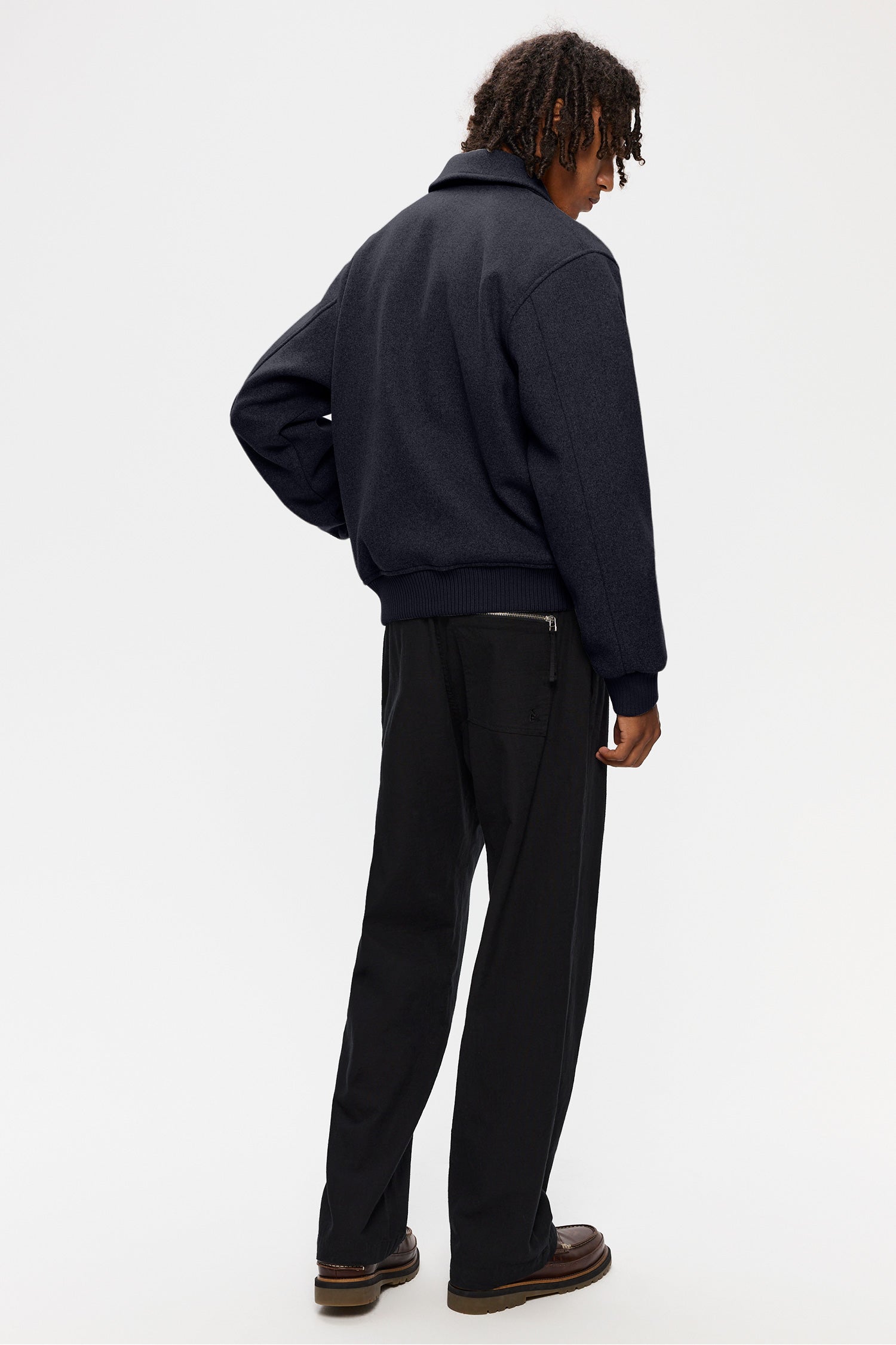 389 NAVY MELANGE