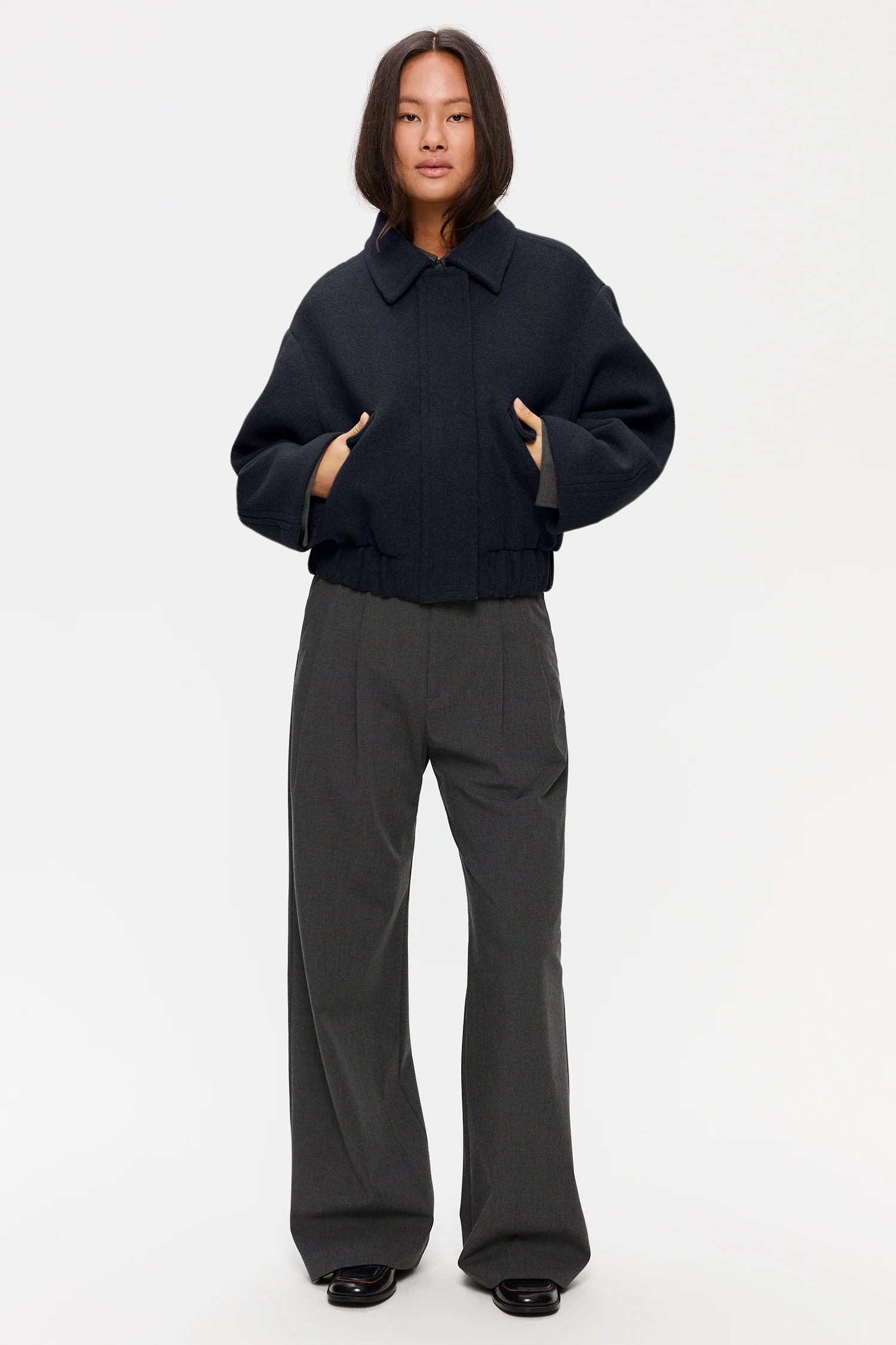 389 NAVY MELANGE