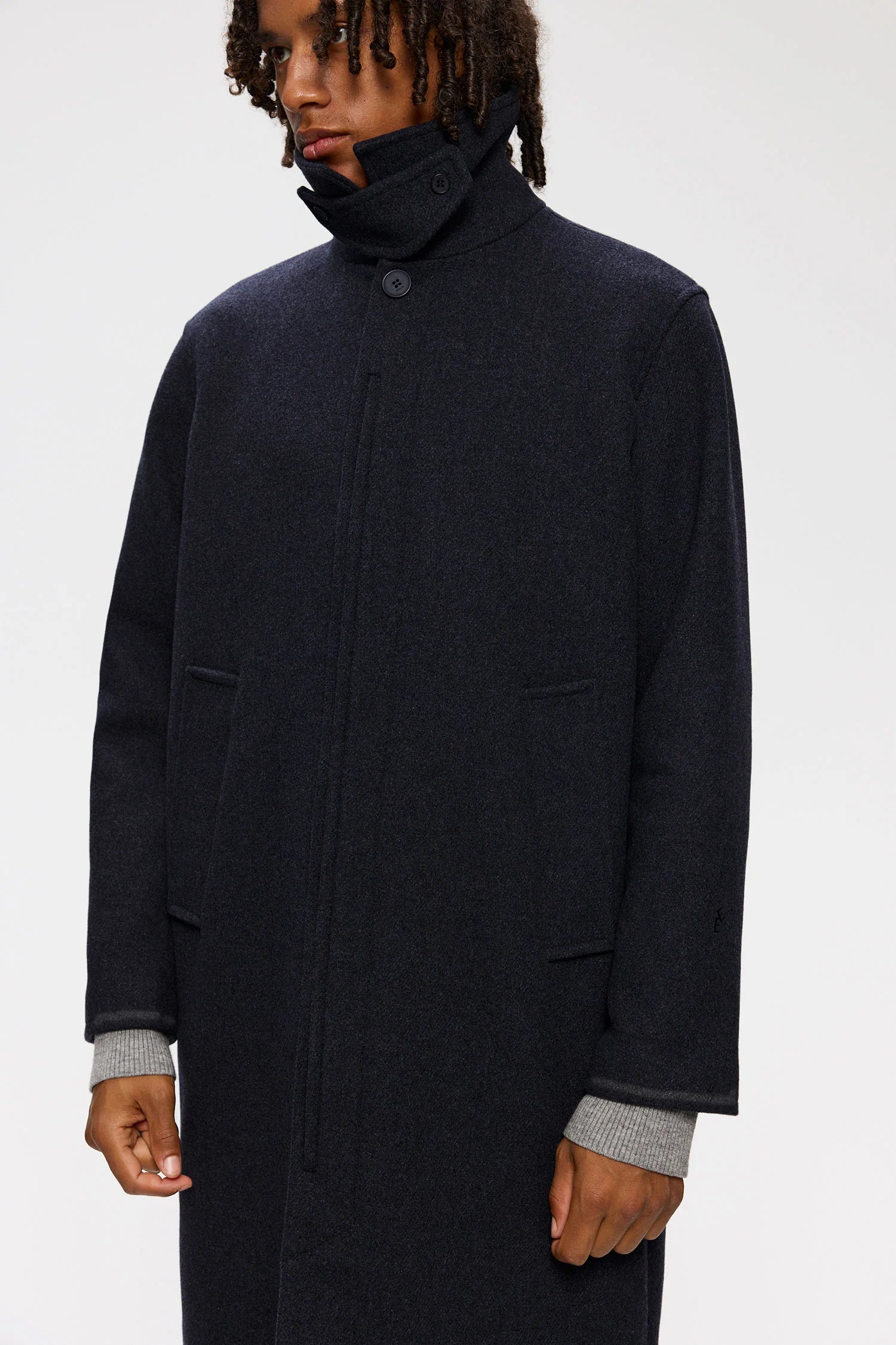 389 NAVY MELANGE
