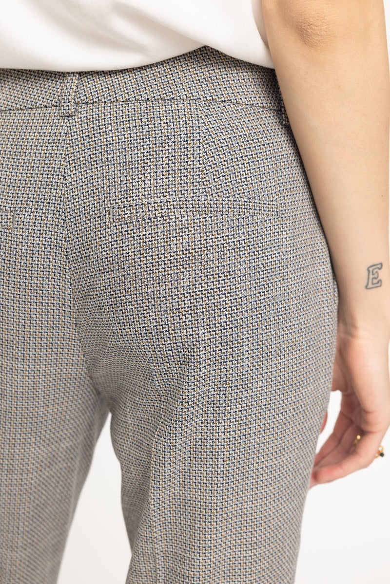 30965 NAVY SAND MIX CHECK