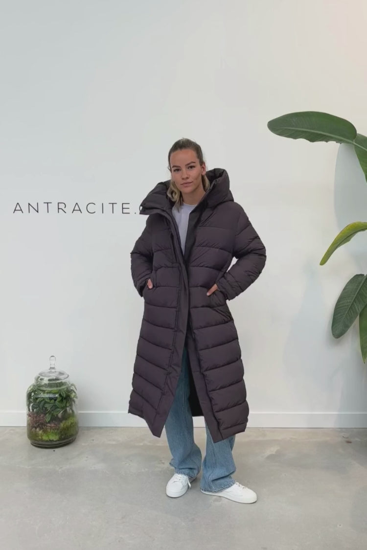 Dark purple 2025 winter coat